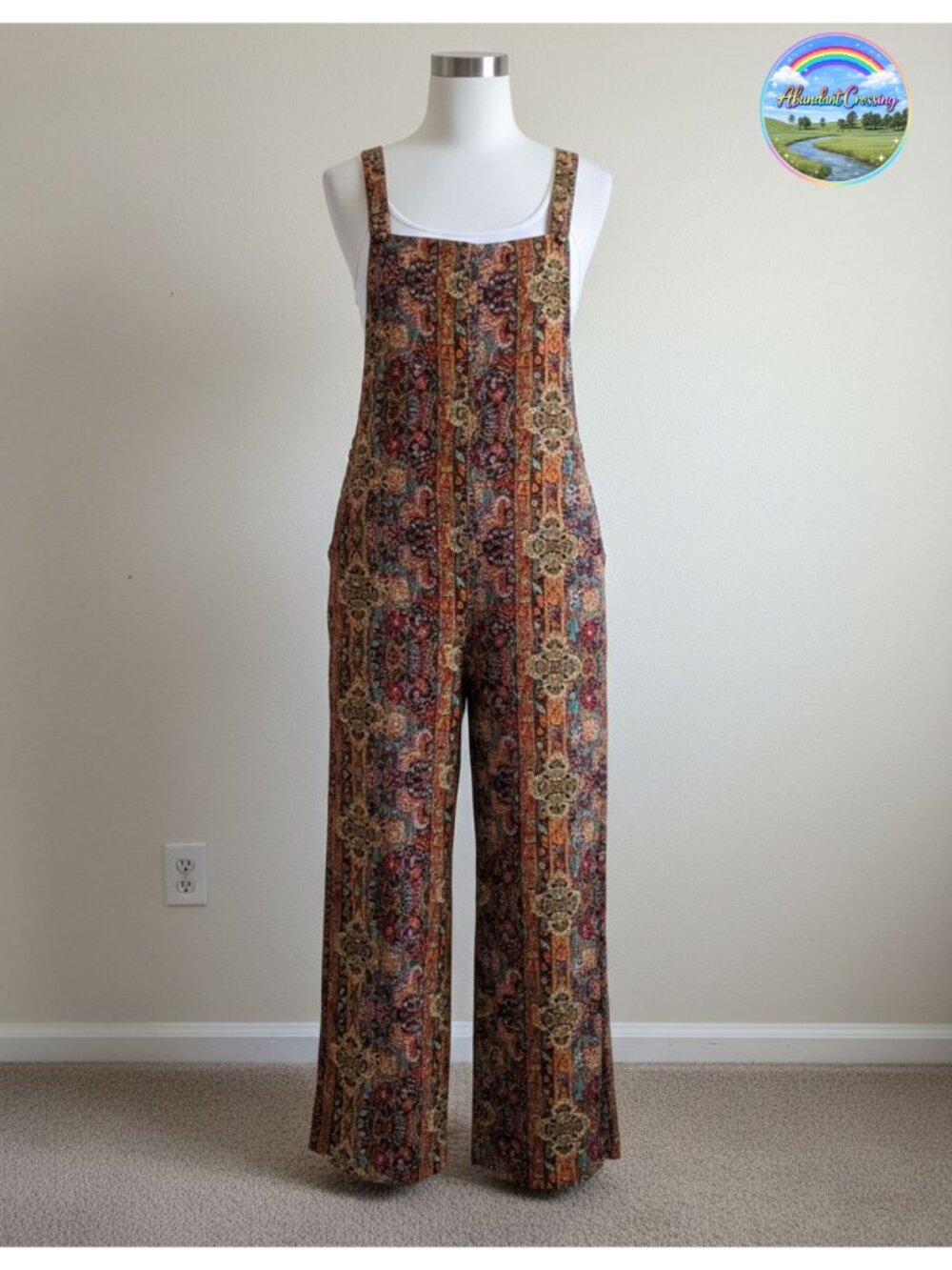 Ekouaer Overalls for Women Loose Fit Wide Leg Jumpsuit with Pockets